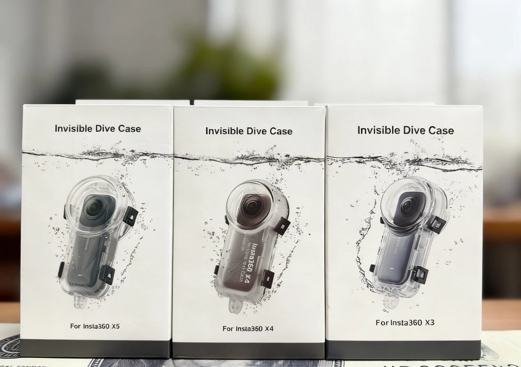 Waterproof Dive Case for Insta360 X5 X4 X3 – 50m Housing