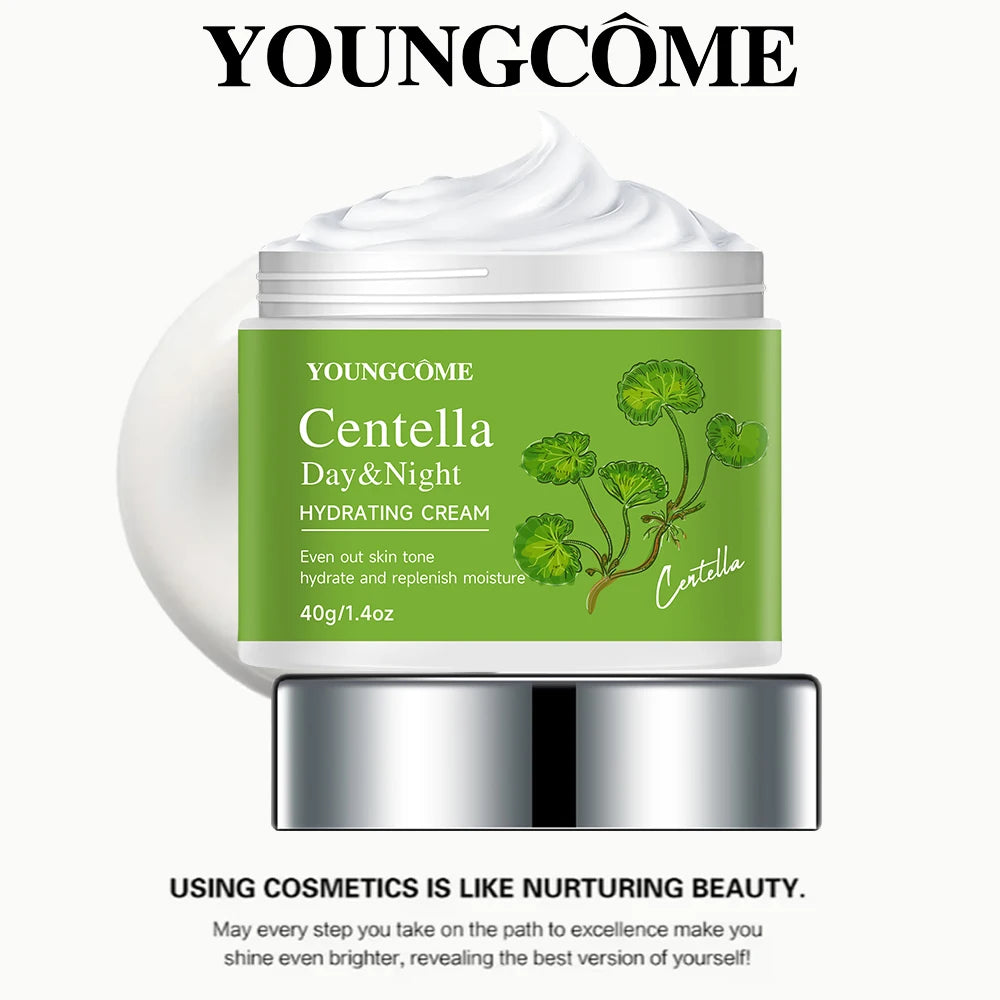 Centella Asiatica Hydrating Moisturizer - Soothing Face Cream for Even Skin Tone, Daily Hydration & Antioxidant Protection Oasis Select