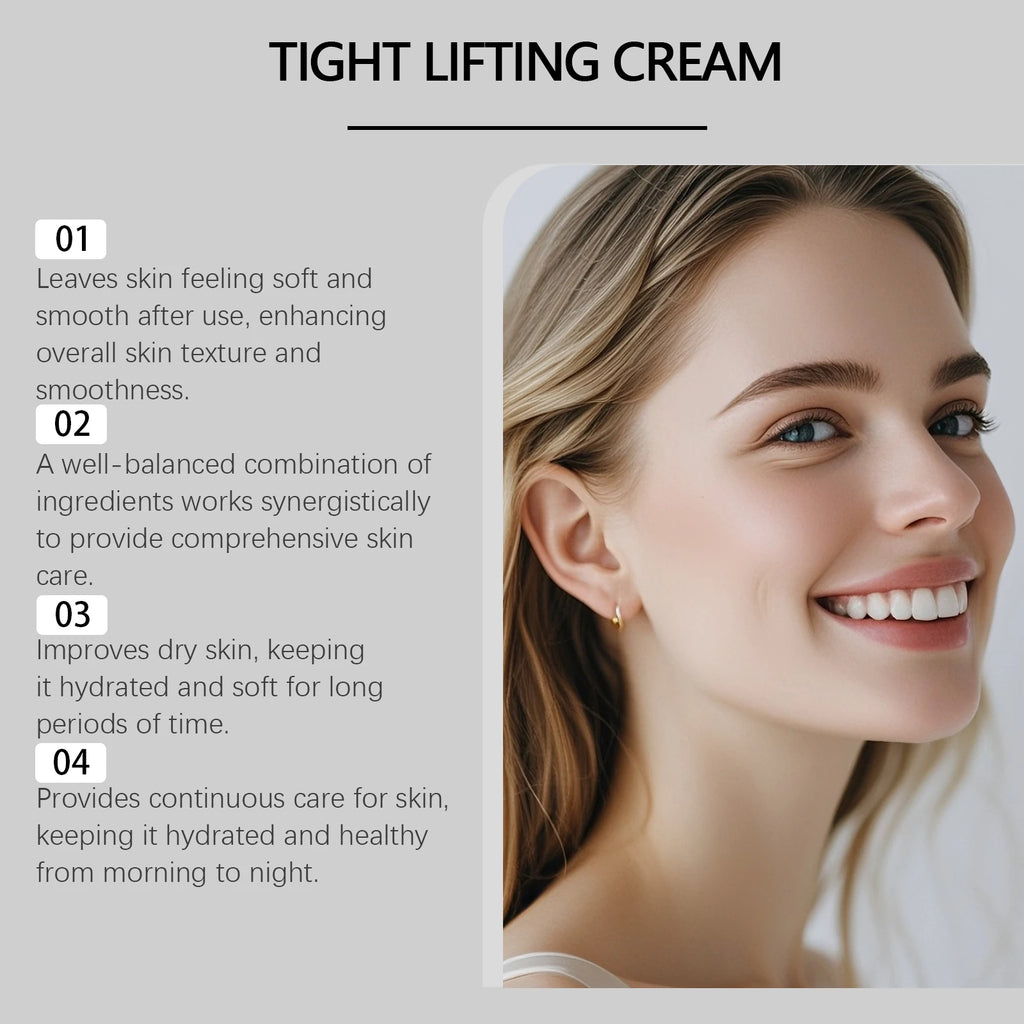 Facial Firming Cream Tight Anti Aging Fade Fine Lines Moisturizing Brightening Nourishing Softening Skincare Ceramide Repair Oasis Select