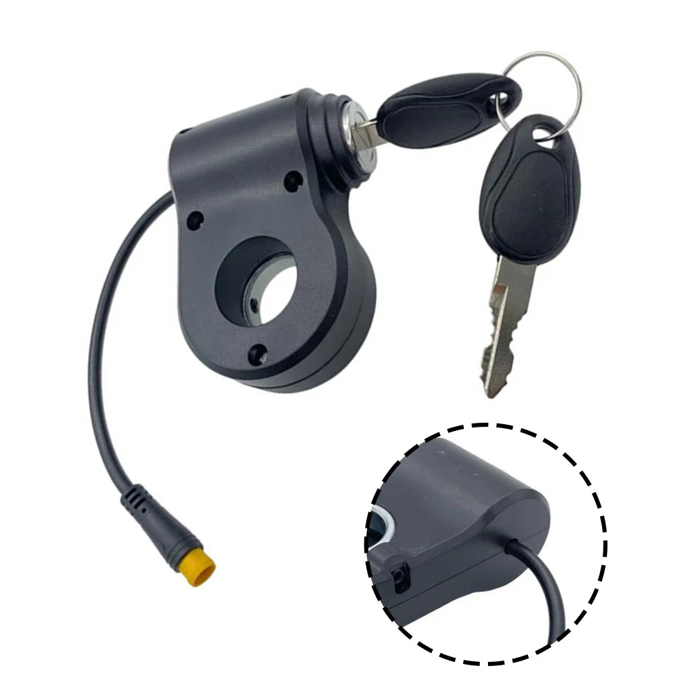 Ignition Lock Scooter Key Switch Daily Commute Black Secure Ignition Switch For Scooter Waterproof Wiring Harness Oasis Select