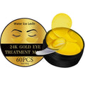 24K Gold Collagen Eye Mask Anti Dark Circles Eyes Bags Moisturizing Anti-Wrinkles Eye Patches Eyes Skin Care Products Oasis Select 24K Gold Eye Mask