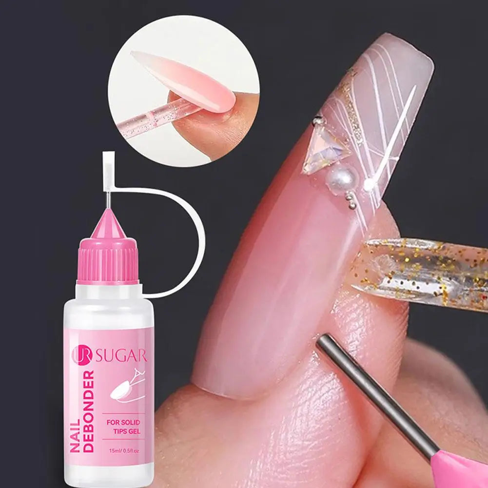 Nail Solid Gel Glue Remover & Debonder Fast Dissolve Liquid for Fake Tips Press On Nails, False Nails | Quick Manicure Tool Oasis Select