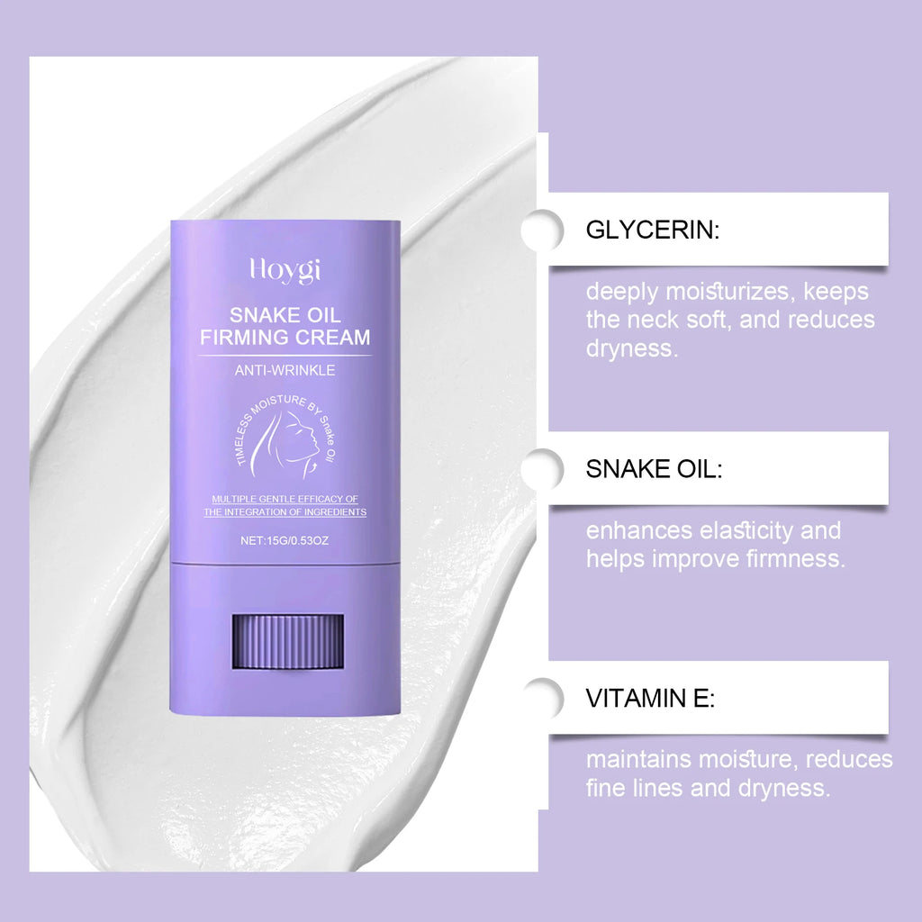 Snake Oil Neck Firming Cream Stick – Tighten & Lift Skin Neck Firming Cream Oasis Select