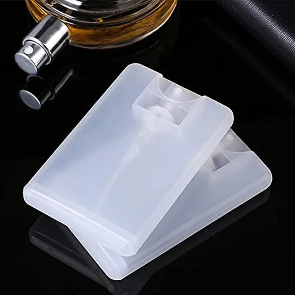 4/8 PCS Slim 20ml Spray Bottles Credit Card Size Refillable Mist Sprayers for Perfume Toner Insect Repellent Outdoor Travel Oasis Select