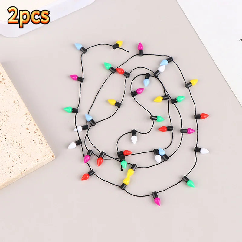 One Or 2pcs 1m Dollhouse String Lights Mini Furniture Accessories Fake Lights String Christmas Party Decoration Oasis Select MR-08