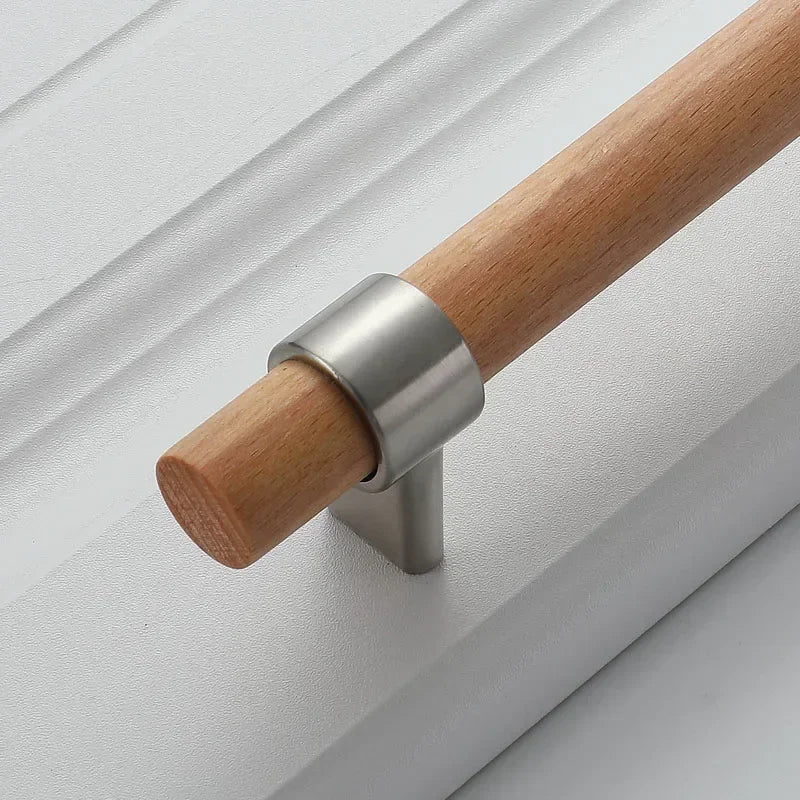 Wood Handles for Furniture Bronze in Cabinet Pulls and Modern Black Kitchen Doors Drawer Kids Gold Adjustable Knobs 128mm 160mm Oasis Select A Bright Silk 192mm