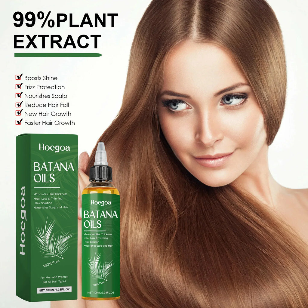 Natural Batana Oil For Hair Growth Anti Loss Repair Hair Root Moisturize Strengthen Improve Split End Hair Health Thicker Care Oasis Select