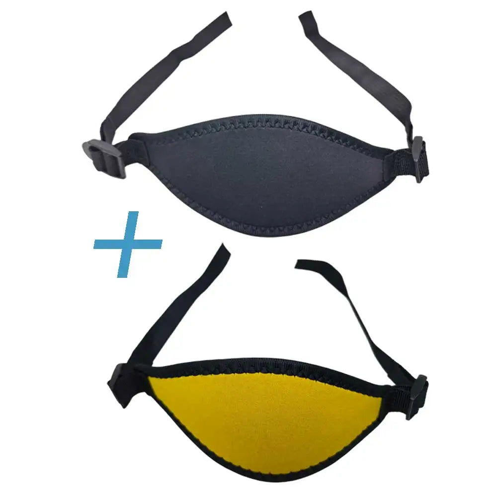 Universal Snorkel Mask Strap Cover Neoprene Adjustable Swimming Mask Replacement Strap for Snorkeling Freediving Spearfishing Oasis Select black yellow