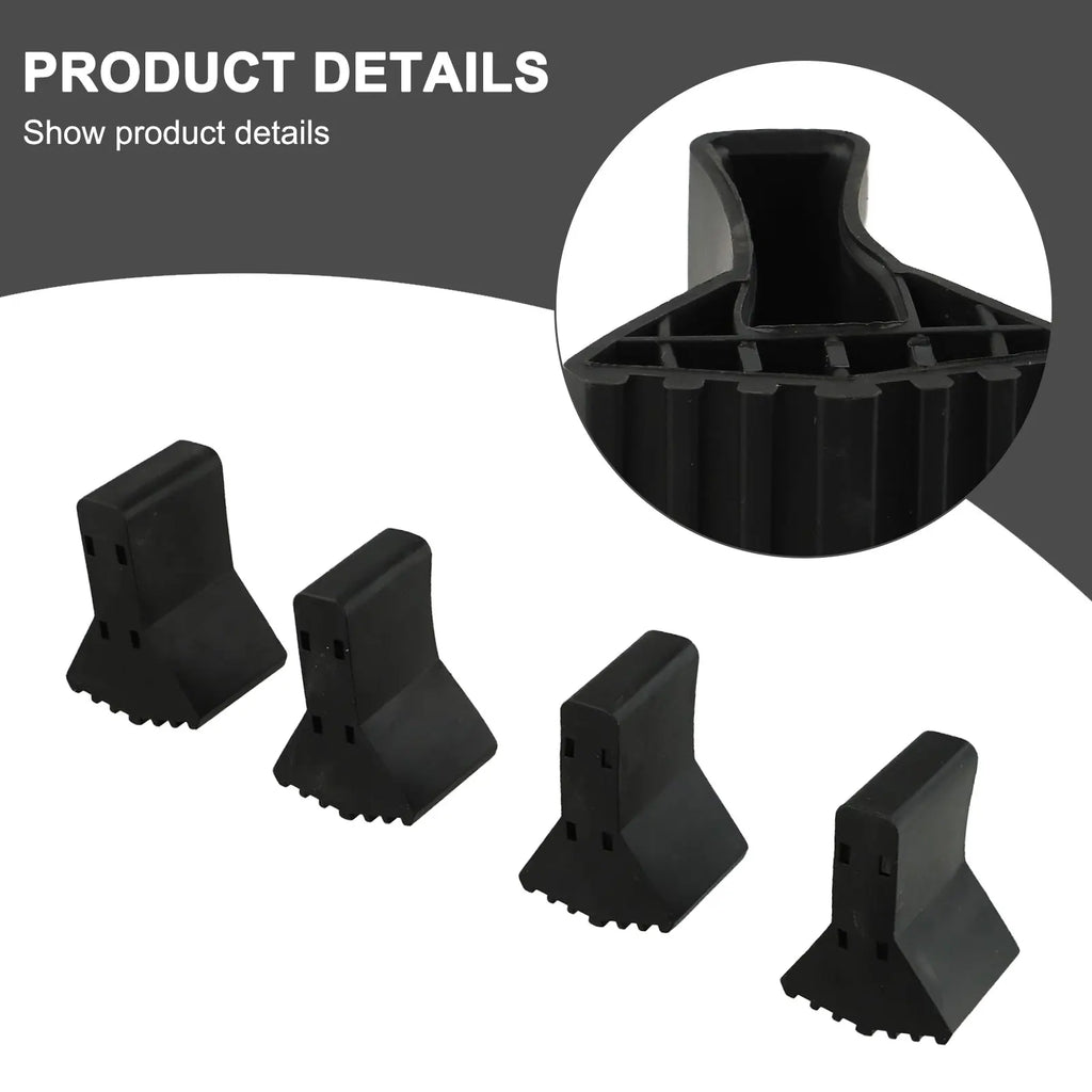 Non-Slip Rubber Ladder Feet Pads & Furniture Protectors 4/6 Pcs Ladder Foot Pads Oasis Select