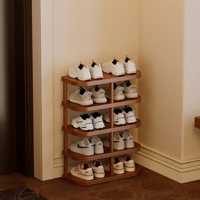 Simple shoe rack household door shoe cabinet multi-layer small narrow home shelf storage entrance bedroom living room dormitory Oasis Select