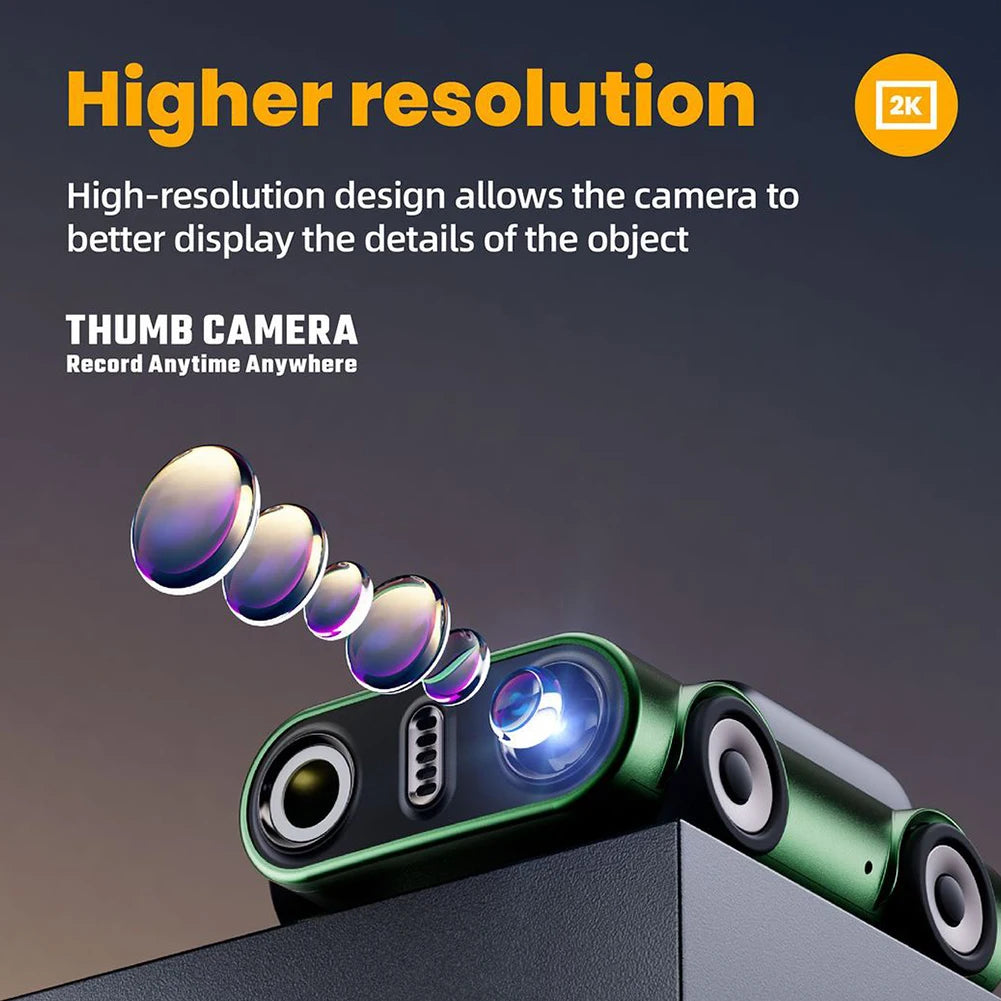2K HD Car-Shaped Keychain Camera | 130° Wide Angle Auto Focus