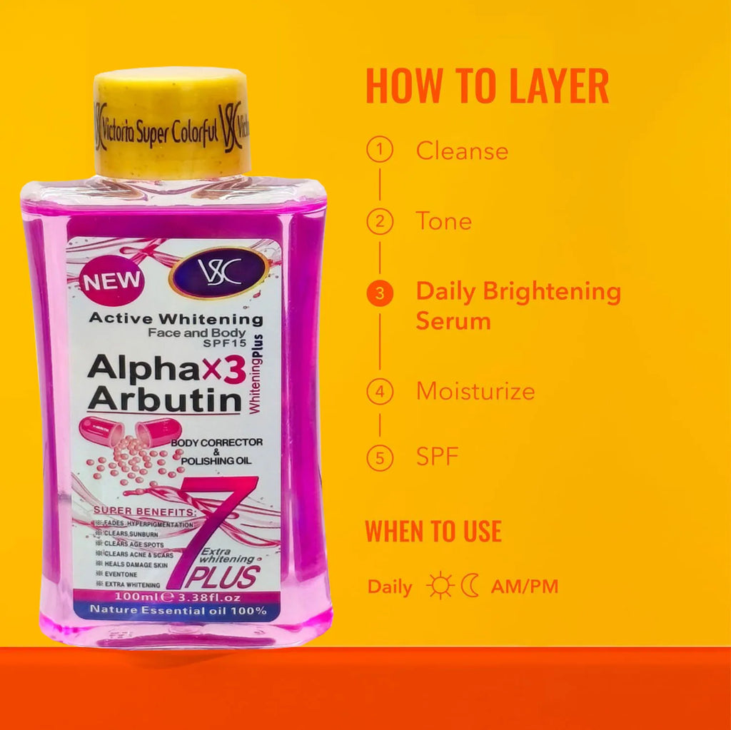 Alpha Arbutin Brightening Body Oil – Smooth, Nourish & Even Tone