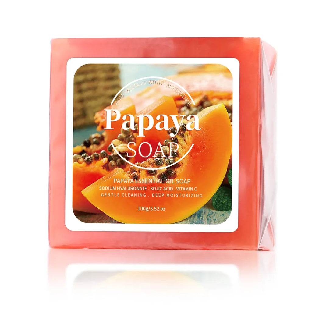 B+ Papaya Extract Handmade Soap – Coconut & Goat Milk 100g Handmade Bar Soap Oasis Select