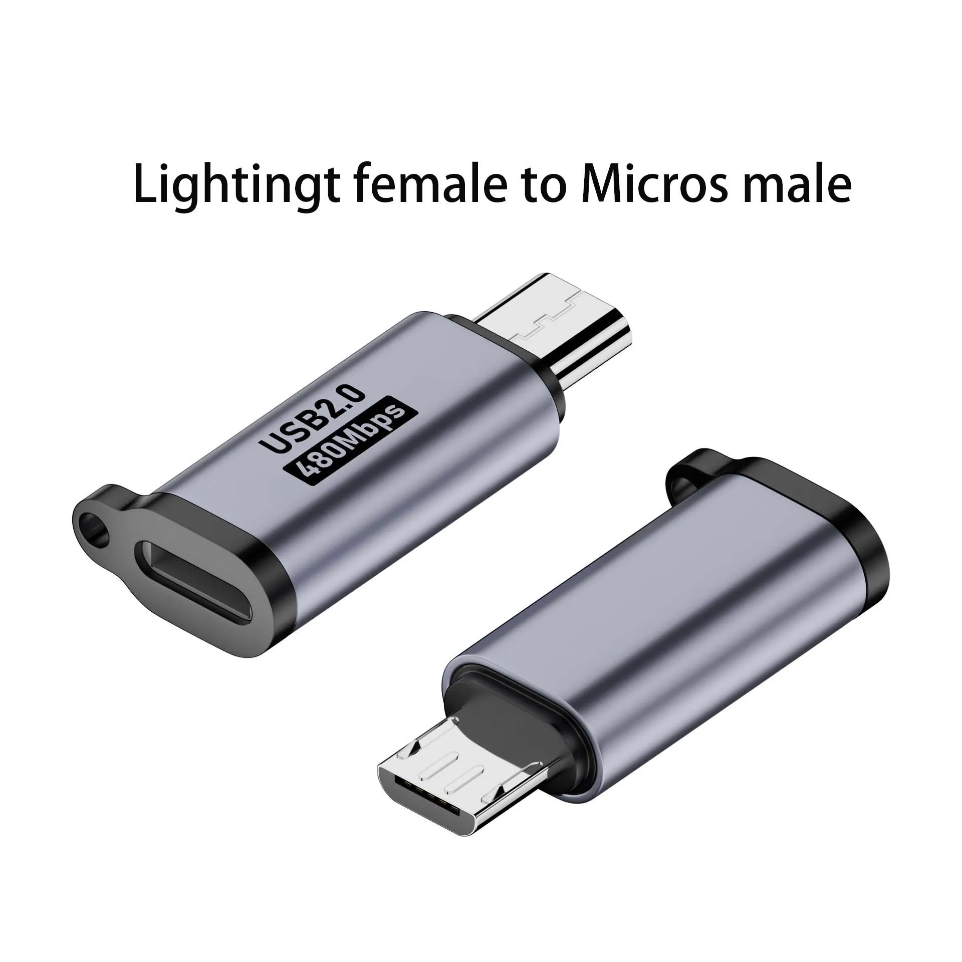 USB Adapter – Micro USB, Type-C & Mini USB Female Converter USB Plug Adapter Oasis Select Lighting to Micro