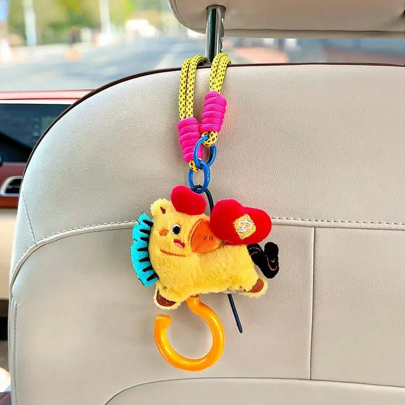 Car Backseat Organizer Cute Cartoon Car Seat Back Hooks Storage Holder Creative Car Accessories Interior Oasis Select A3