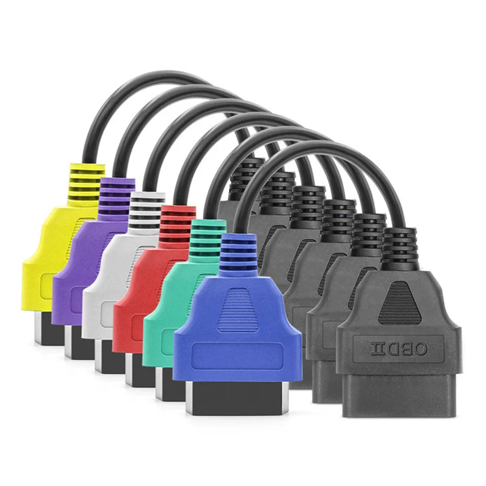 FiatECUScan OBD2 Adapter Cable Kit – 6-Lead Diagnostic Set OBD2 Diagnostic Adapter Oasis Select 6PCS