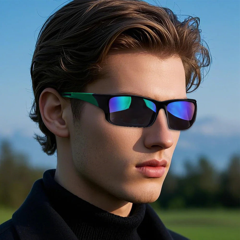 Man women Sunglasses Polarized UV Protection Cycling Glasses Suitable For Outdoor Sports Cycling Hiking Climbing Travel Fishing Oasis Select