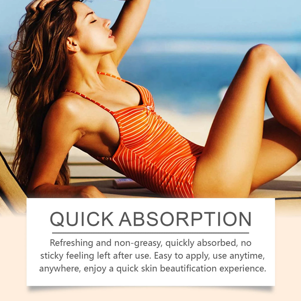 Self Tanning Cream Accelerator Booster for Face Body Sunbed Cream Even Skin Tone Prevent Sunburn Bronzer Sunless Tanning Product Oasis Select