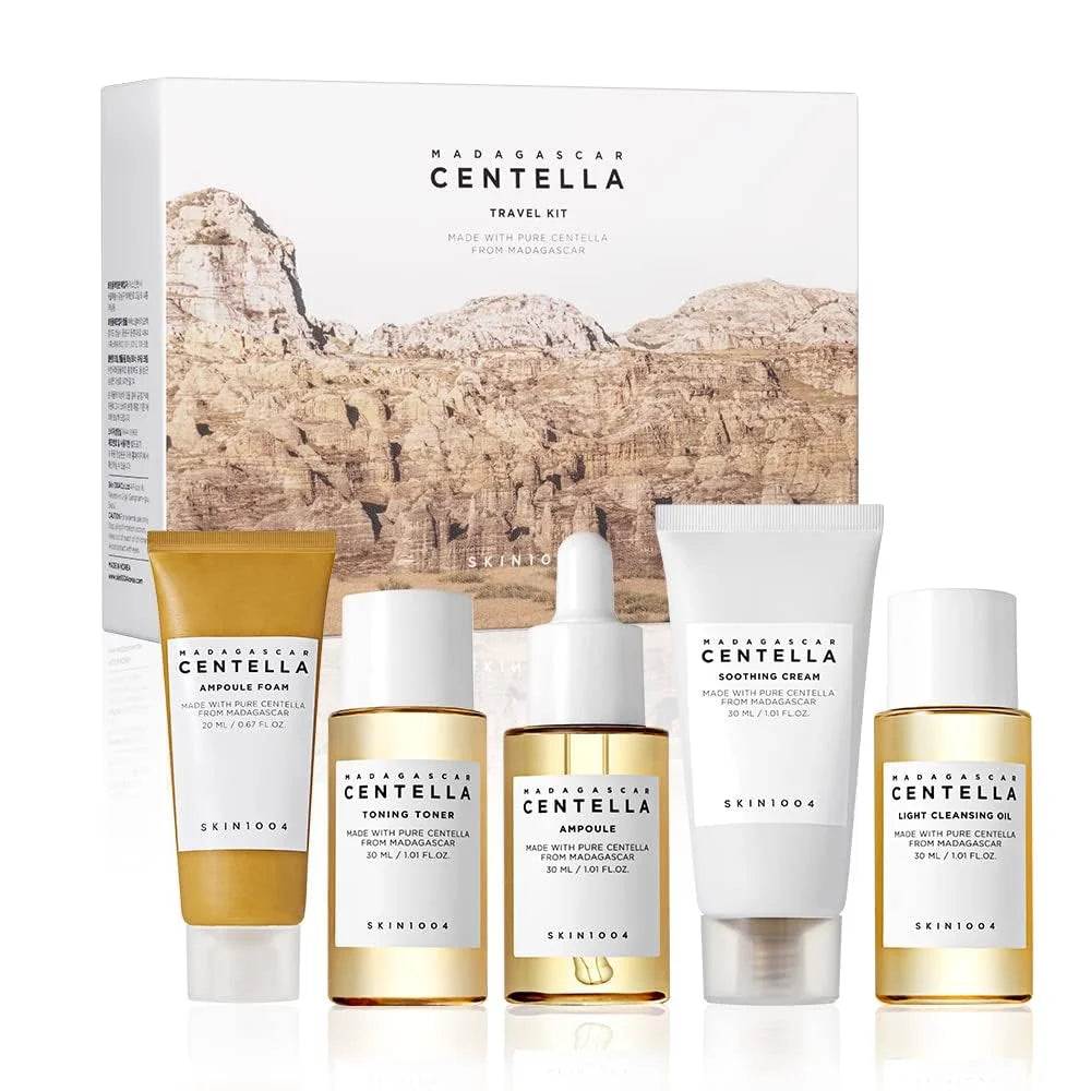 SKIN1004 Korean Centella Travel Kit – 5-Piece Mini Skincare Set