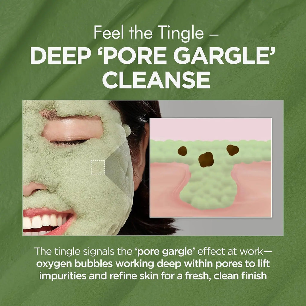 Holy Basil Bubble Clay Mask – Pore Cleansing & Oil Control
