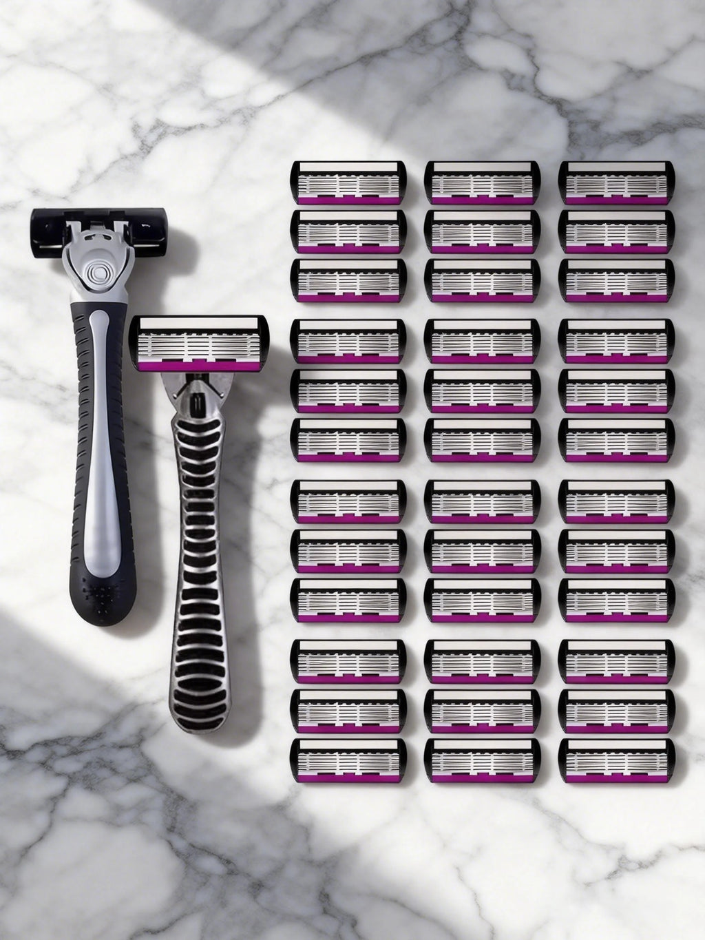 High Quality Man Safety Razor Blade 6 Layer German Stainless Steel Shaving Cartridges Compatible Mach Shaver Oasis Select 2Handle36