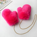 Real Fox Fur Winter Gloves 2025 Luxury Ladies Natural Fox Fur Mittens Keep Warm Women Fashion Cute Plush Hand Warmer Gloves Oasis Select rose red