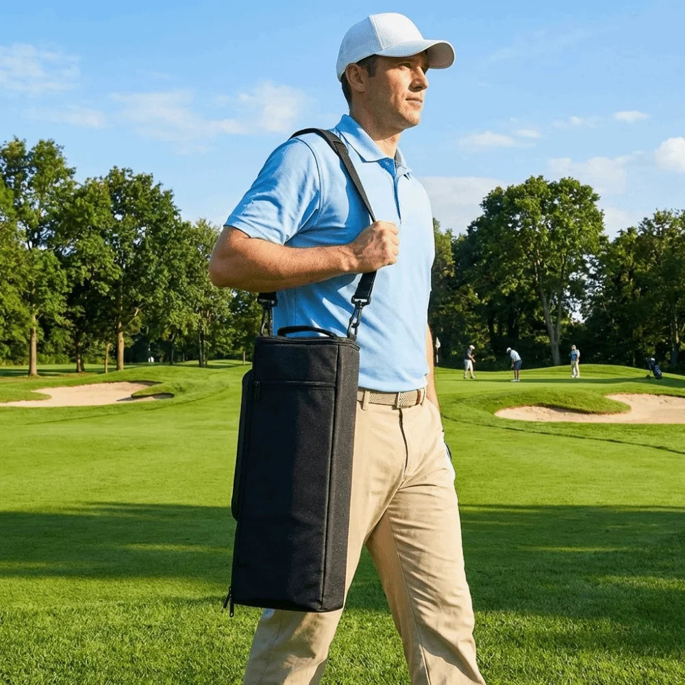 Large Capacity Golf Cooler Bag Leak-proof Cooling Insulated Beer Cooler Bag Adjustable Shoulder Strap Lightweight Oasis Select