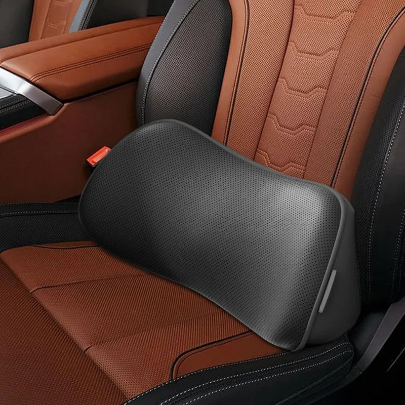 Lumbar Support Car Seat Pillow Memory Foam Breathable Back Protector for Office Chairs and Car Interior Accessories Oasis Select