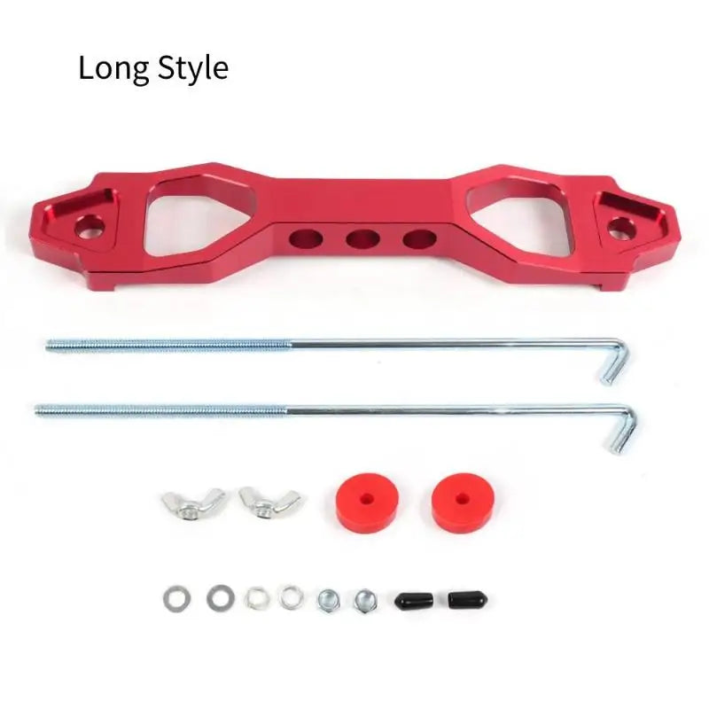 140mm/190mm Billet Aluminum Car Battery Tie Down Mount Bracket Brace Battery Fasten Bracket Holder 14cm 19cm Oasis Select RD1