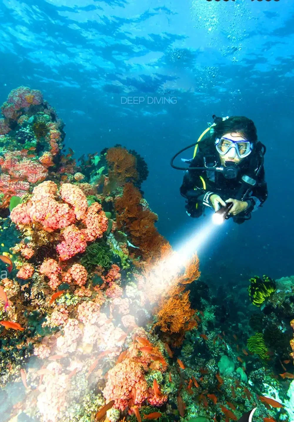 ESMARTER IP68 Diving Flashlight 1600LM | 100m Waterproof LED