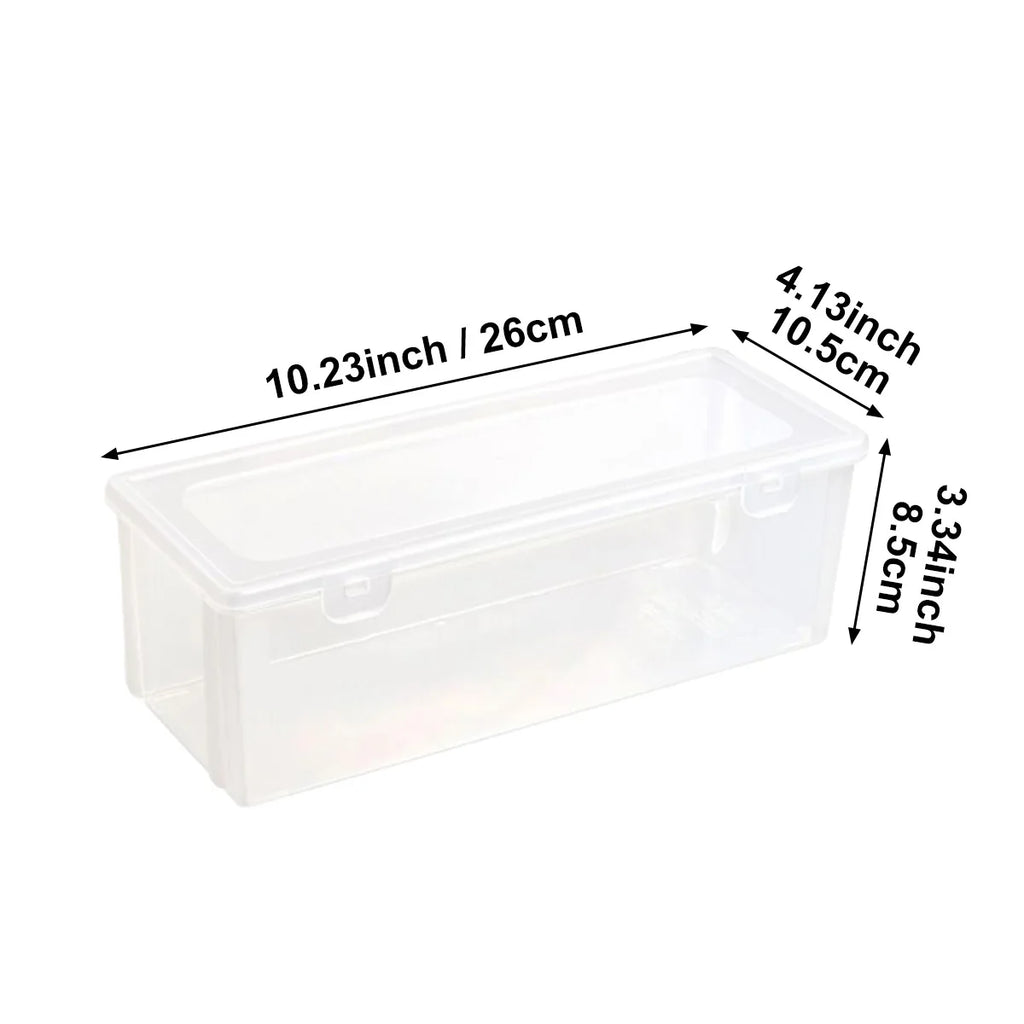 Transparent plastic storage box, desktop cosmetics, nail polish, lipstick shelf, office stationery and sundries storage box Oasis Select