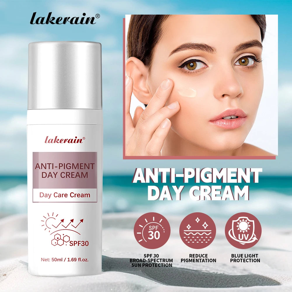 Lakerain Anti-Pigment Day Cream Smooth Blue Light Protection Effectively Reduces All Types Of Pigment Spots Skin Care Products Oasis Select