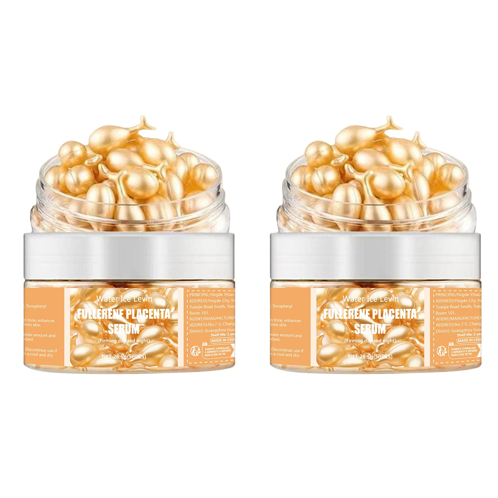 50 Fullerene Essence Capsules Collagen Capsules Facial Care Essence Anti-Wrinkle Anti-Acne Firming Whitening Hyaluronic Acid Essence Skin Care New Model Oasis Select 2Pcs