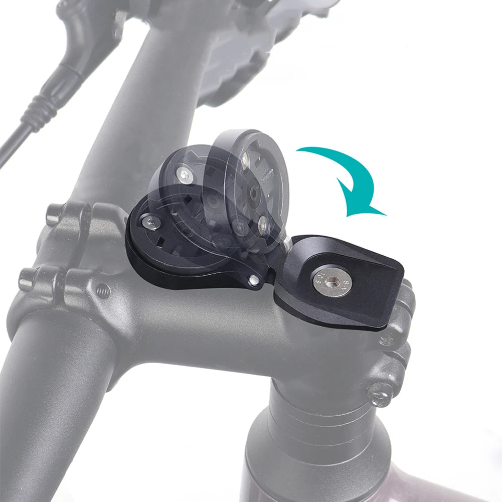 Bike Computer Stem Mount for Garmin Bryton Wahoo | Aluminum GPS Bike Computer Mount Oasis Select