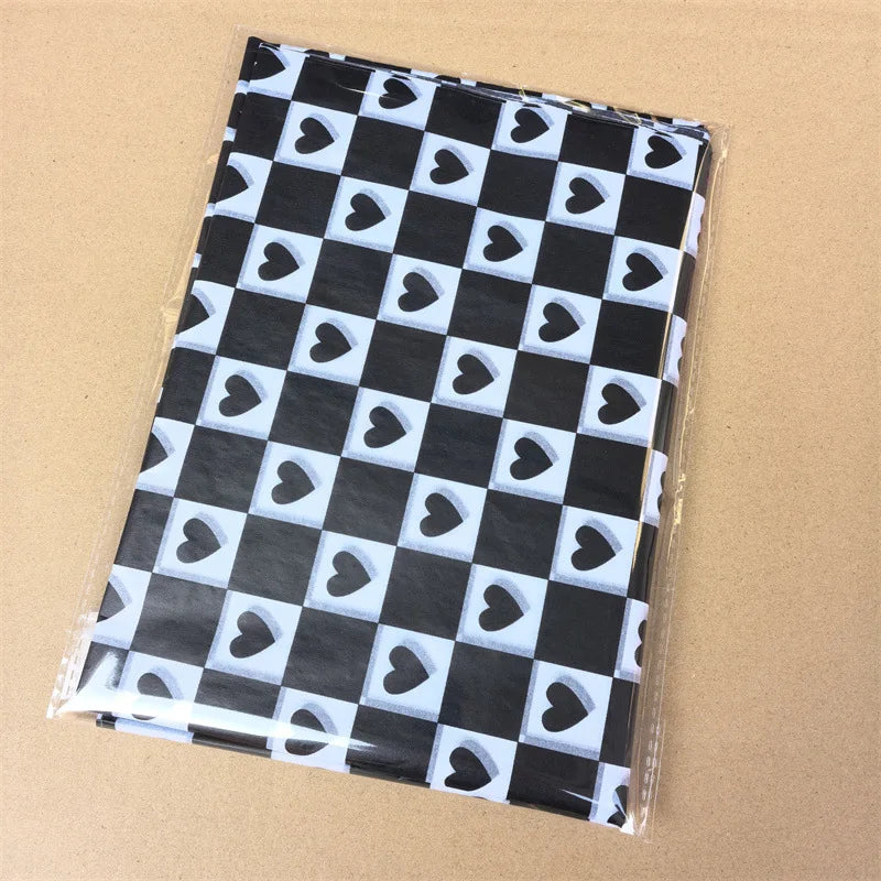 Valentine's Day Love Printing Snow Pear Paper 50X35CM Paper Flowers Gift Wrapping Paper Oasis Select B