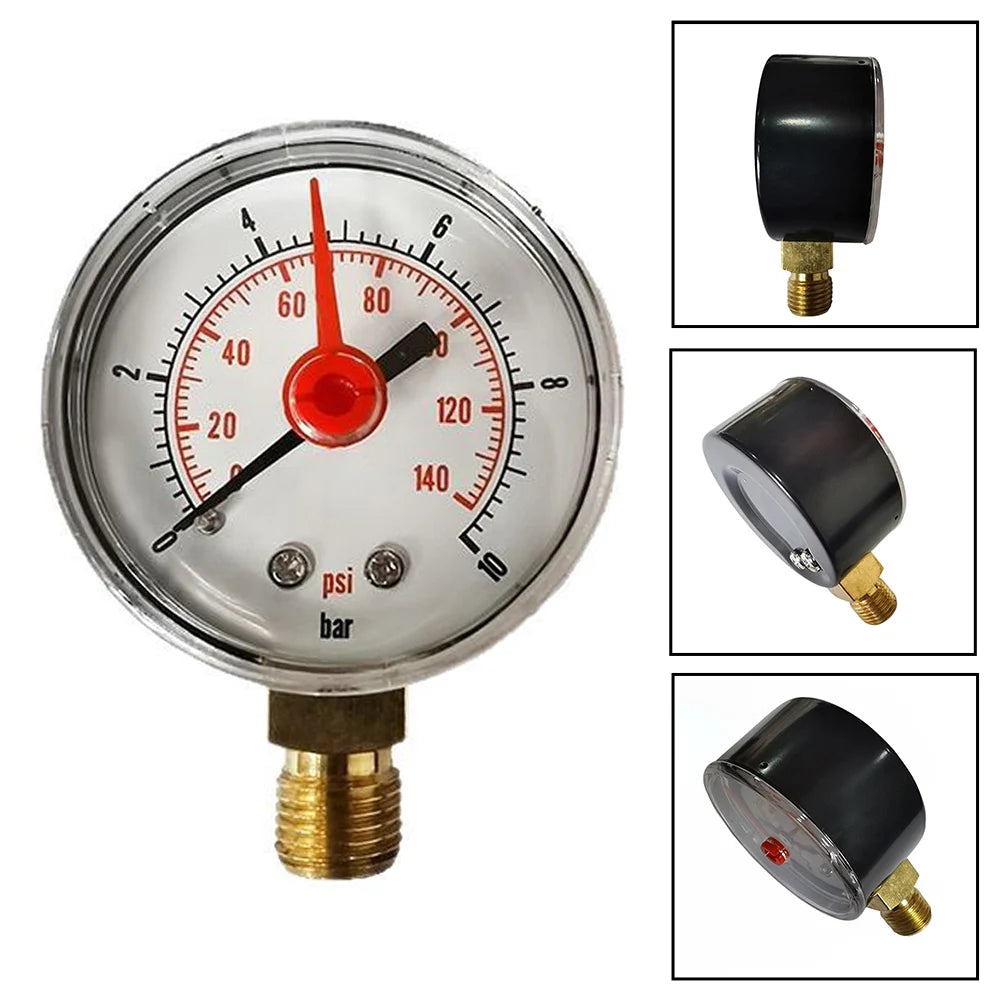 Y50 Pressure Gauge M10×1 Radial 0–10 Bar | Heating & Water Mechanical Pressure Gauge Oasis Select
