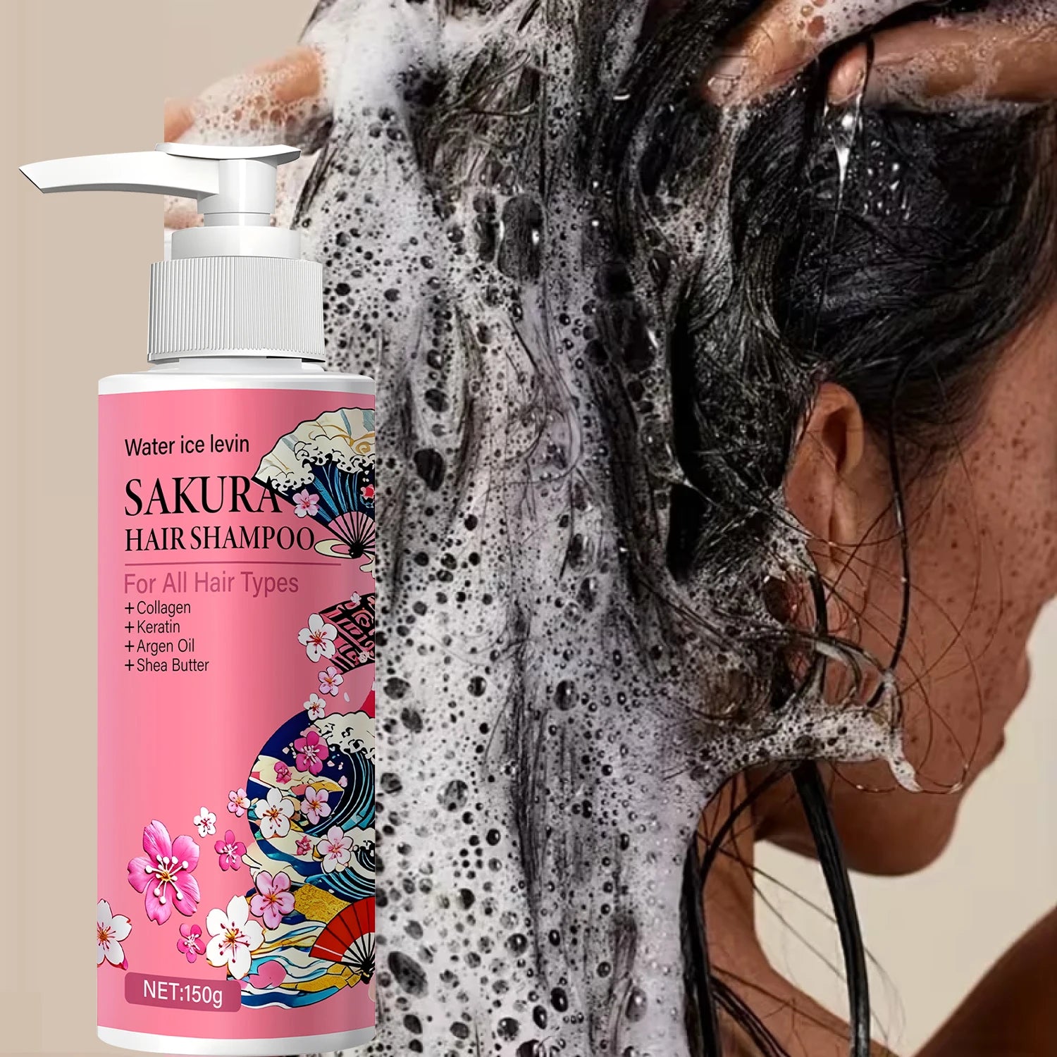 Sakura Shampoo – Collagen, Keratin, Argan Oil & Shea Butter Nourishing Shampoo Oasis Select