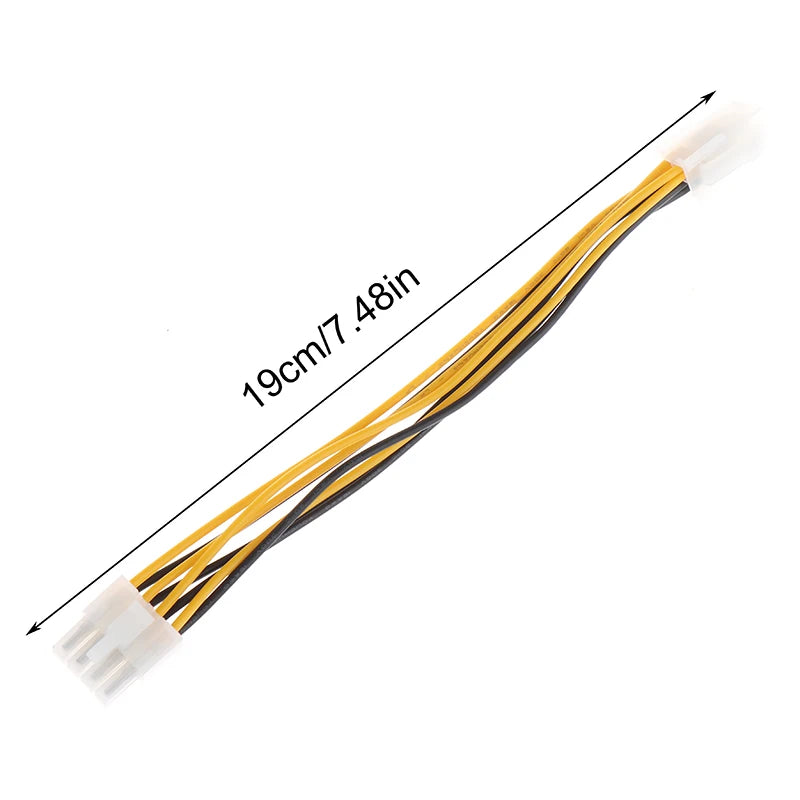 1Pc 4 Pin Male To 8 Pin Female 4Pin To 8Pin Lead To CPU Power Converter Cable Supplies ATX Compute Motherboard Adapter Cable Oasis Select