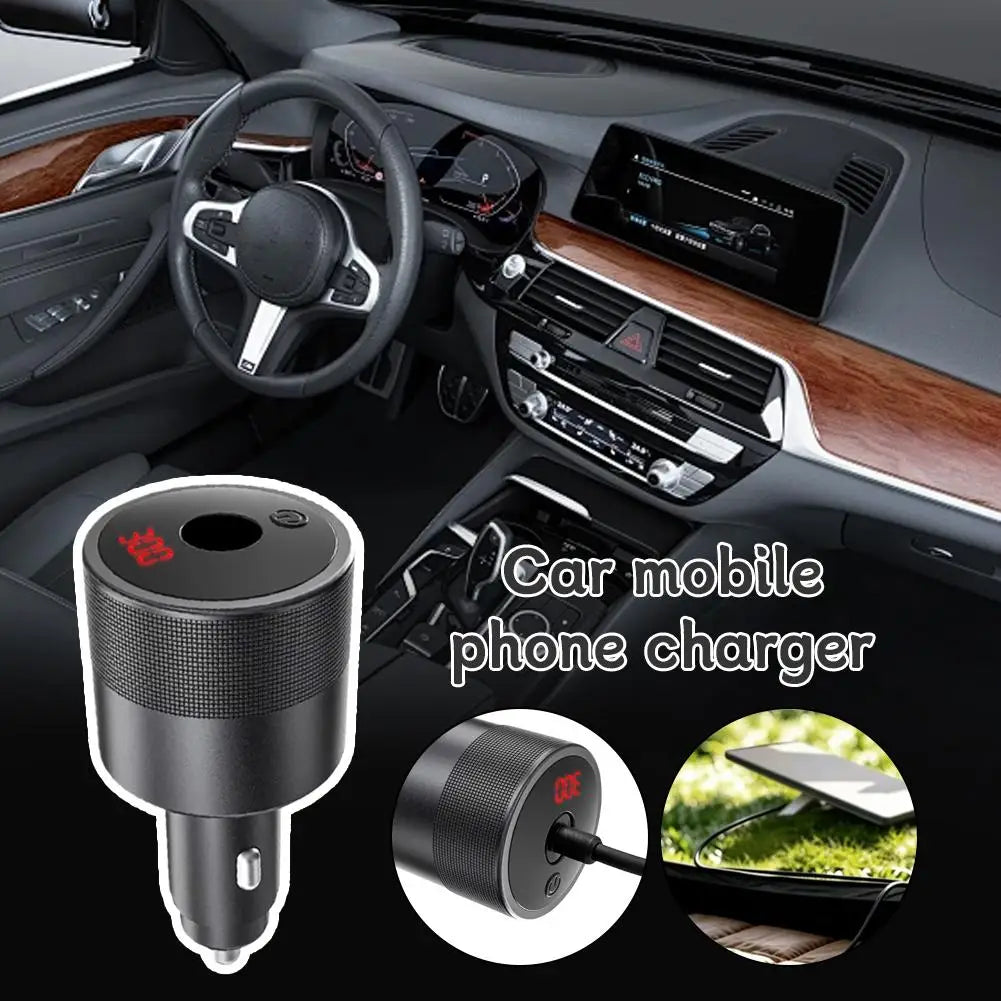 For Starlink Mini 100W Car Charger Fast Charging Phone Adapter Dual-Port Phone Charger Car Adapter Socket for Xiaomi Huawei Oasis Select