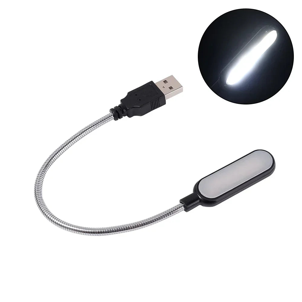 POCKETMAN USB LED Book Light | Flexible Gooseneck Reading Lamp
