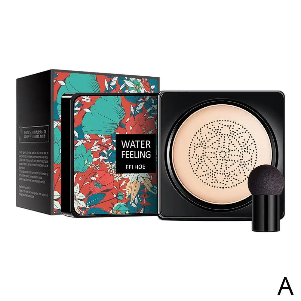 BB CC Cream Face Foundation Concealer Cushion Mushroom Base Waterproof Brighten Makeup Brightening Tone Cosmetics Make up Oasis Select B Ivory White