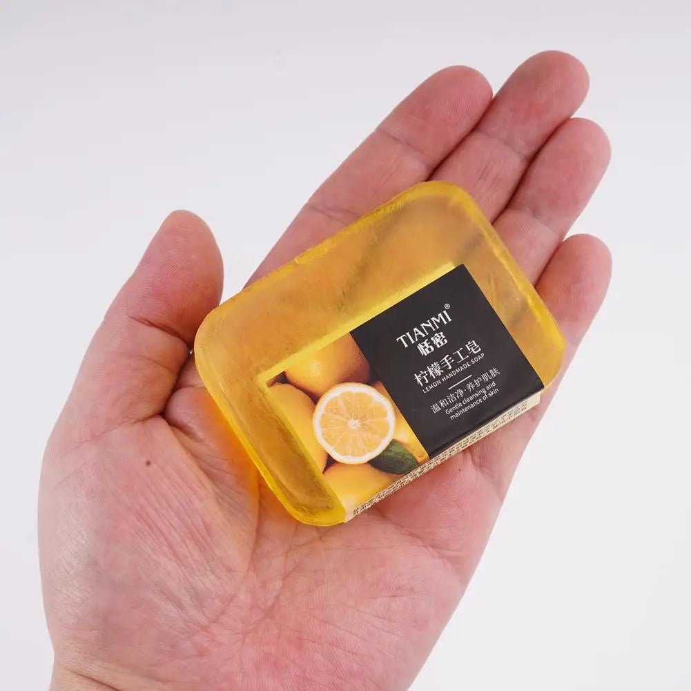 Lemon Essential Oil Handmade Soap 70g – Cleansing & Moisturizing Facial & Body Soap Oasis Select