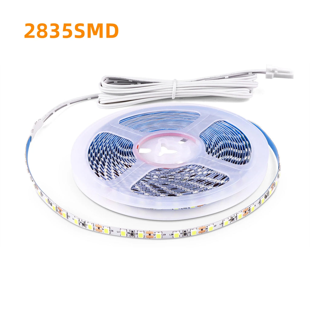 DC12V LED Strip Lights COB/SMD 2835 with DuPont Connector Kitchen Cabinet Lighting Layered Light for Centralized Power Supply Oasis Select 2835SMD Light Strip White 1m