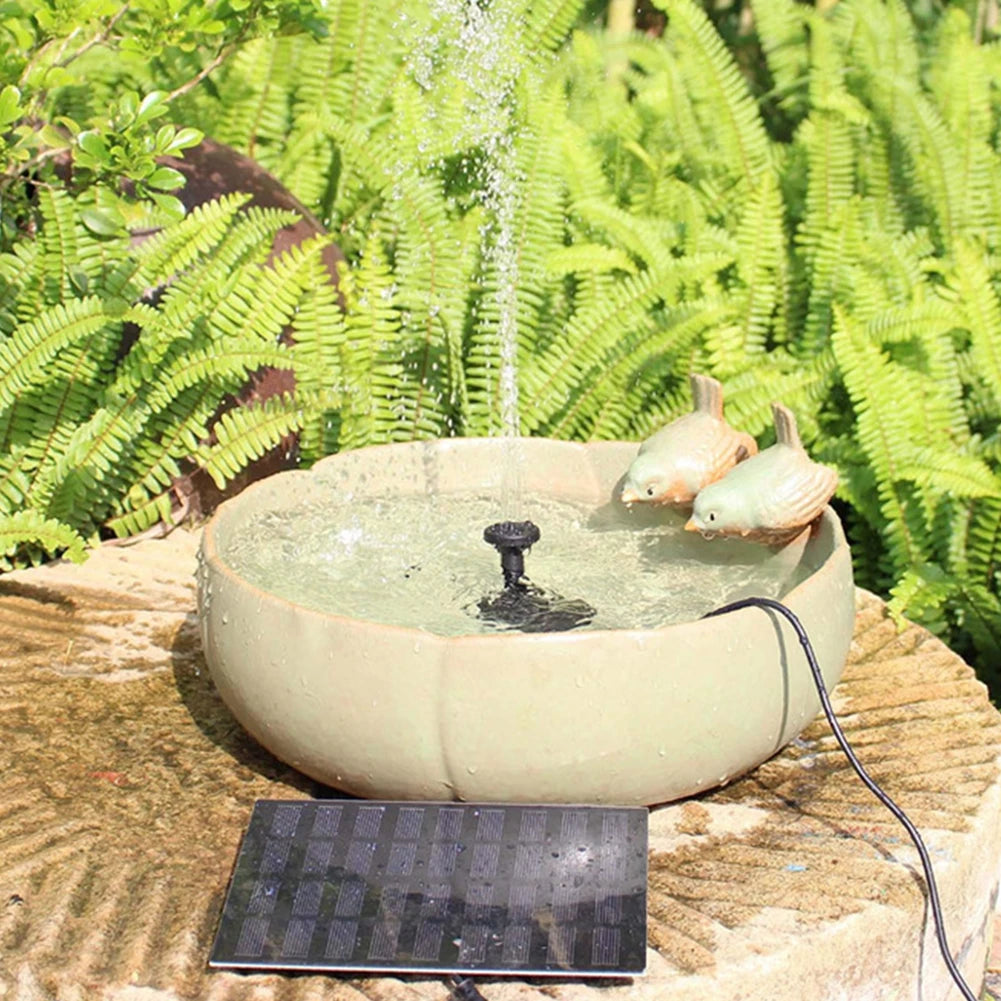 Solar Panel Powered Water Feature Pump Solar Powered Fountain Water Pump Solar Pond Pump for Garden Pool Pond Aquarium Fountain Oasis Select