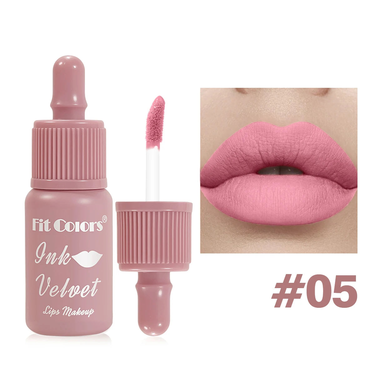 Fit Colors Velvet Matte Liquid Lipstick – Waterproof, Long-Lasting