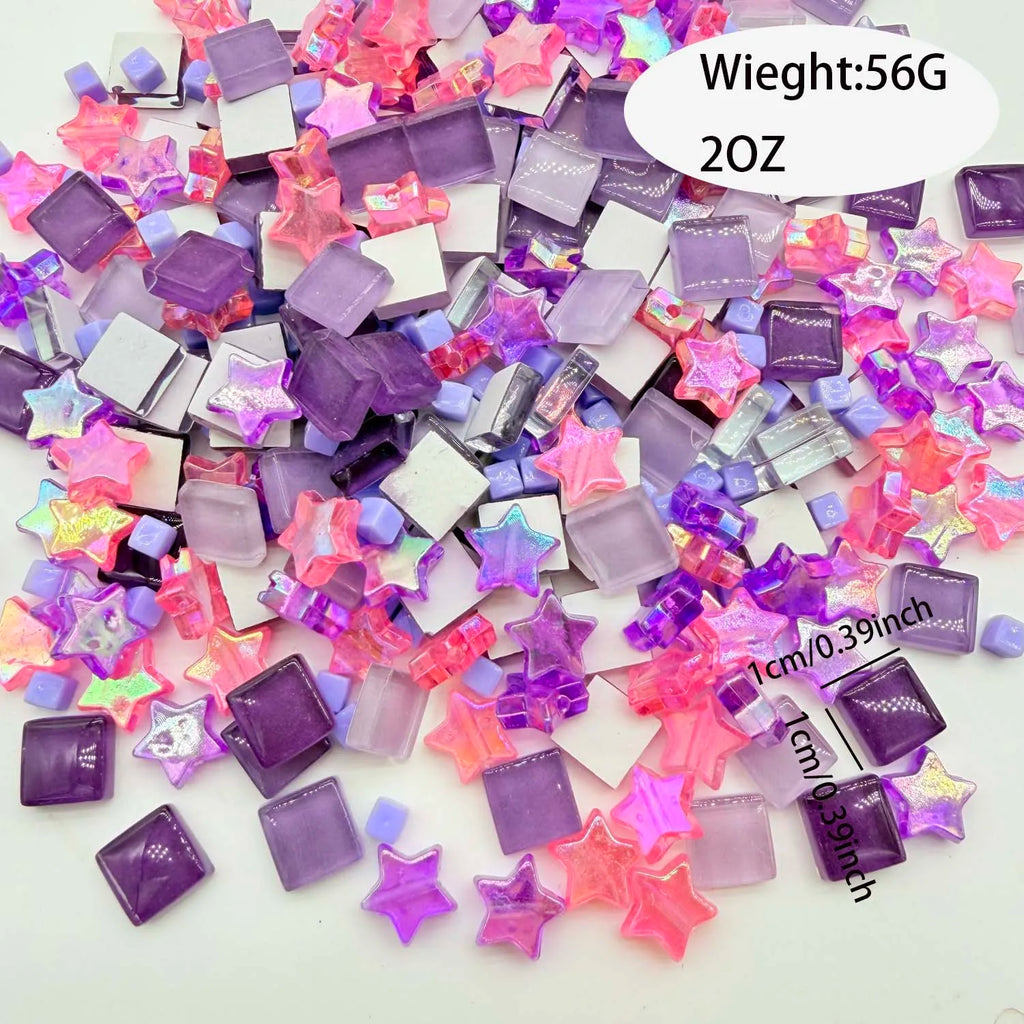 Colorful Crystal Mosaic Tiles – DIY Stained Glass & Crafts