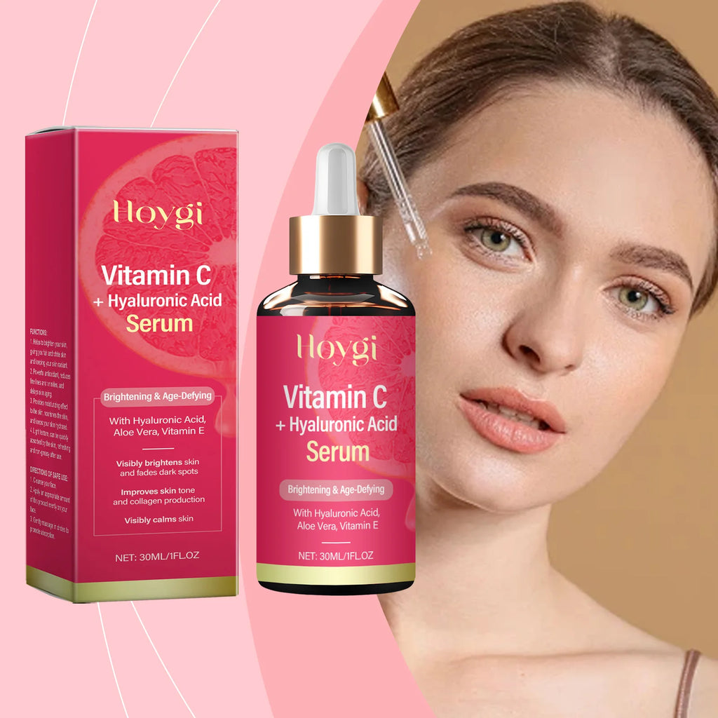 Vitamin C & Hyaluronic Acid Serum – Brighten & Fade Dark Spots Vitamin C Face Serum Oasis Select