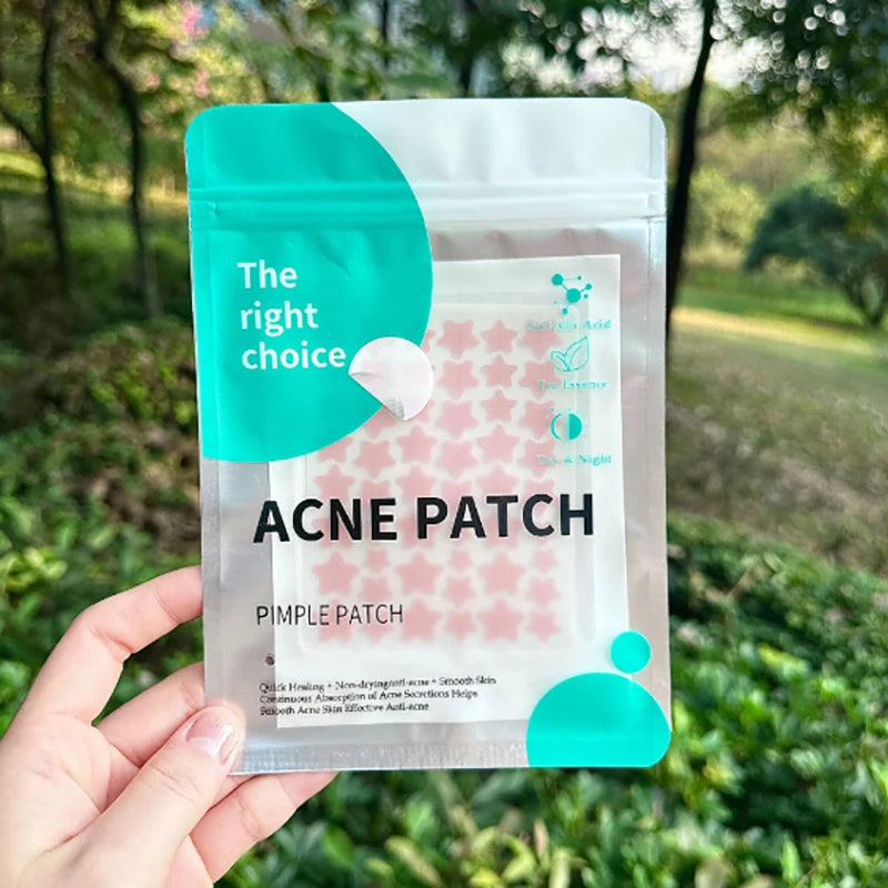 40/51pcs Star Colorful Invisible Pimple Patch Acne Removal Skin Care Stickers Concealer Face Spot Beauty Christmas Halloween Oasis Select MR-07-51pcs