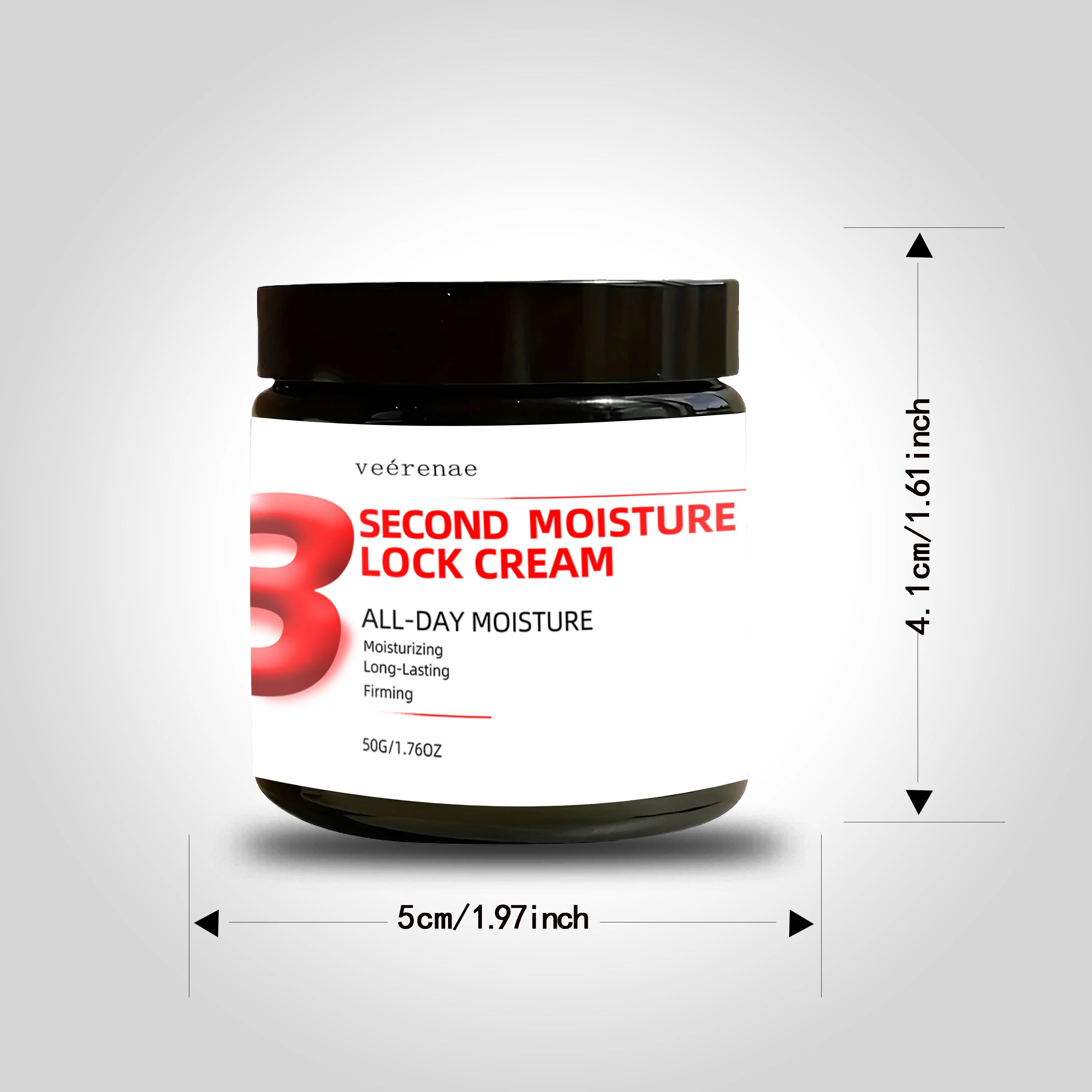 veérenae 3-Second Moisture Lock Cream | 24H Face Hydration