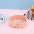 1PC Silicone Cake Pan Multi-Functional Round High Temperature Resistant DIY Baking Mold Oasis Select pink